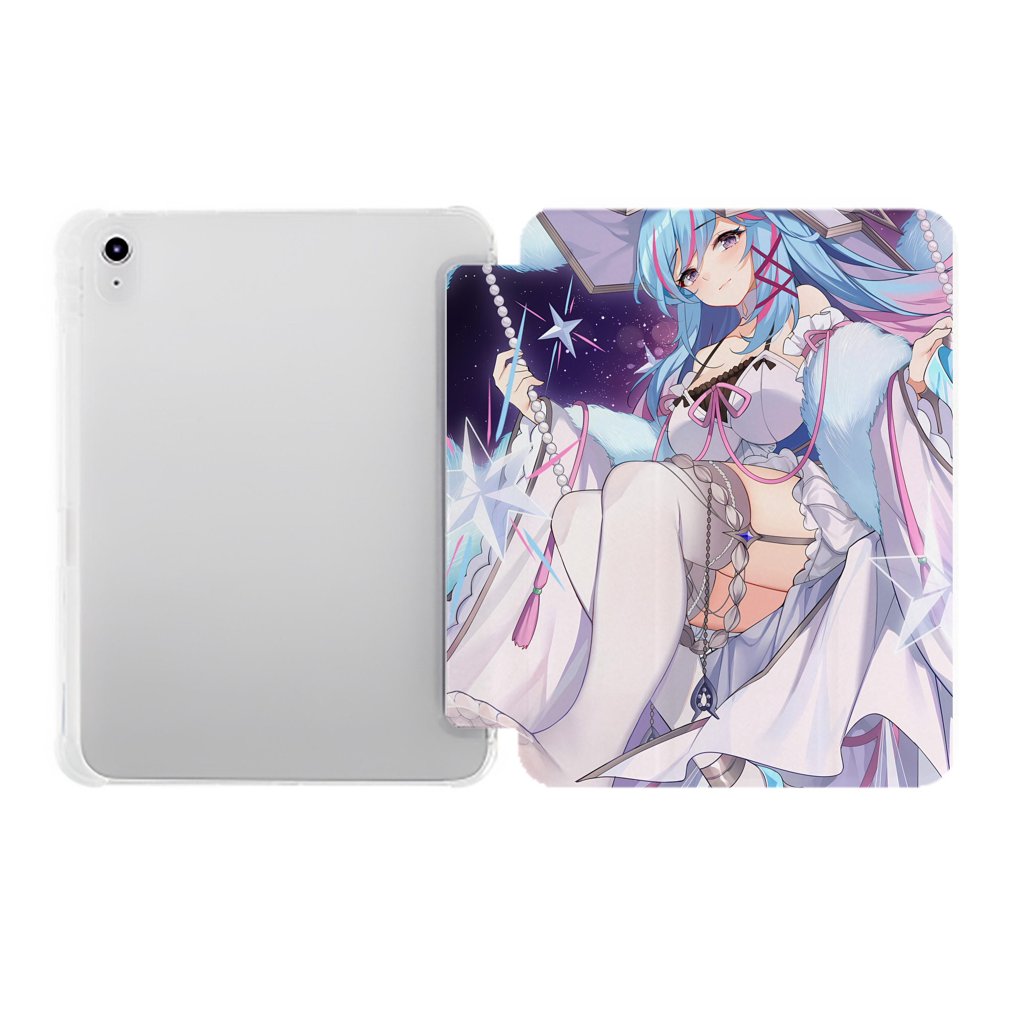 （画像用） 遊☆戯☆王 Yu-Gi-Oh! IPad ケース ペン収納付き 三つ折りスタンド PUレザー×シリコン 対応機種9.5/10.5/10.9インチ